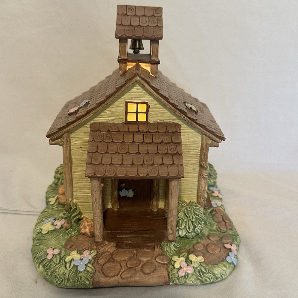 "School House" Precious Moments - First Thanksgiving Village Collection